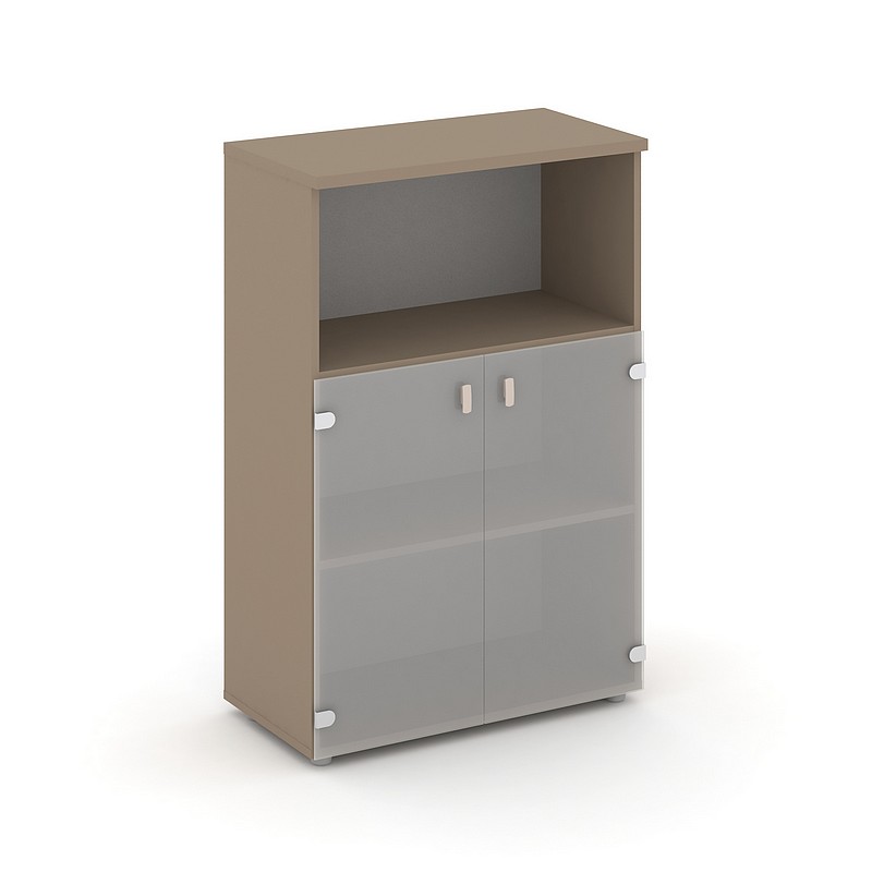 Мебель для персонала ESTETICA ES.ST-2.2 Шкаф средний со стеклом