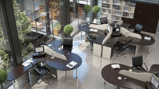 Мебель в маленький кабинет ЭДЕМ