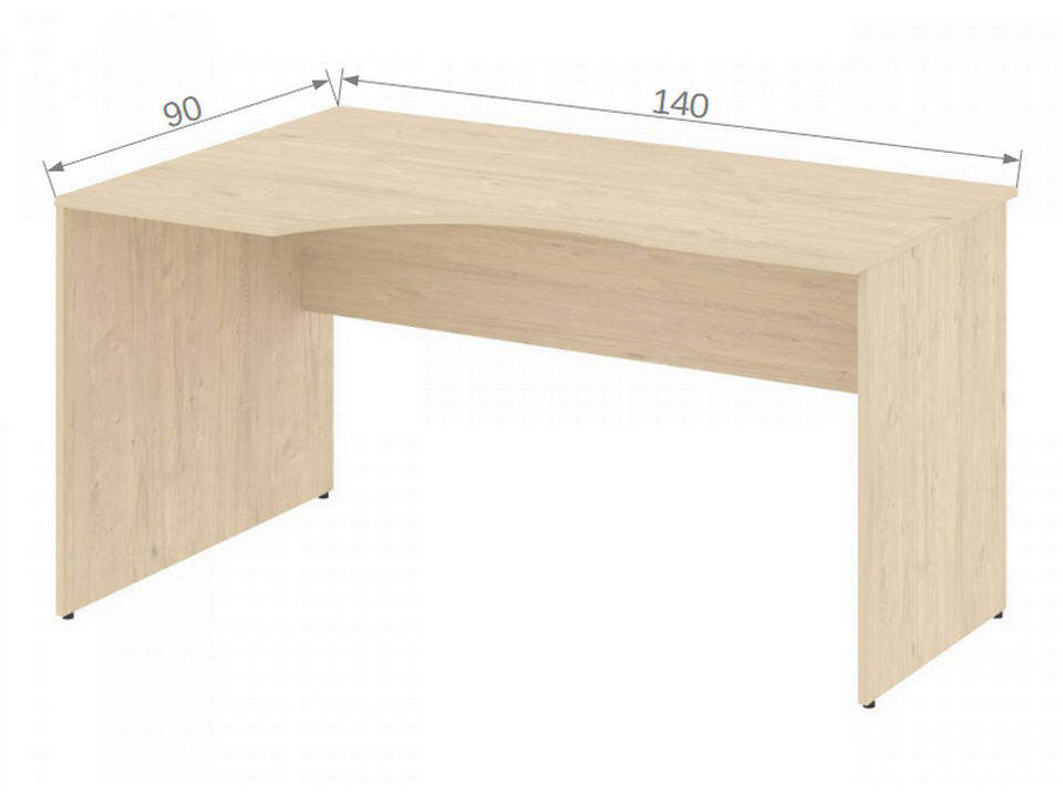 Мебель для персонала NOVA S В.СА-2Л Стол криволинейный левый