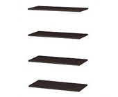 Кабинет премиум класса Fermo Комплект полок 4 шт для шкафа