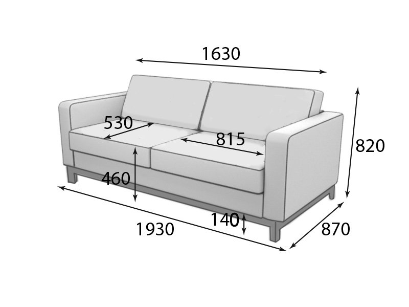 Диван для офиса Бентли Ben3M Диван трехместный (Экокожа Domus)