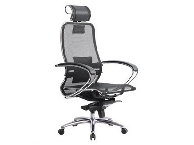 Руководительское кресло Samurai S-2.03 с подголовником