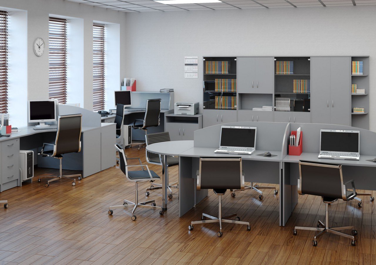 Чёрная мебель для офиса RIVA - вид 5