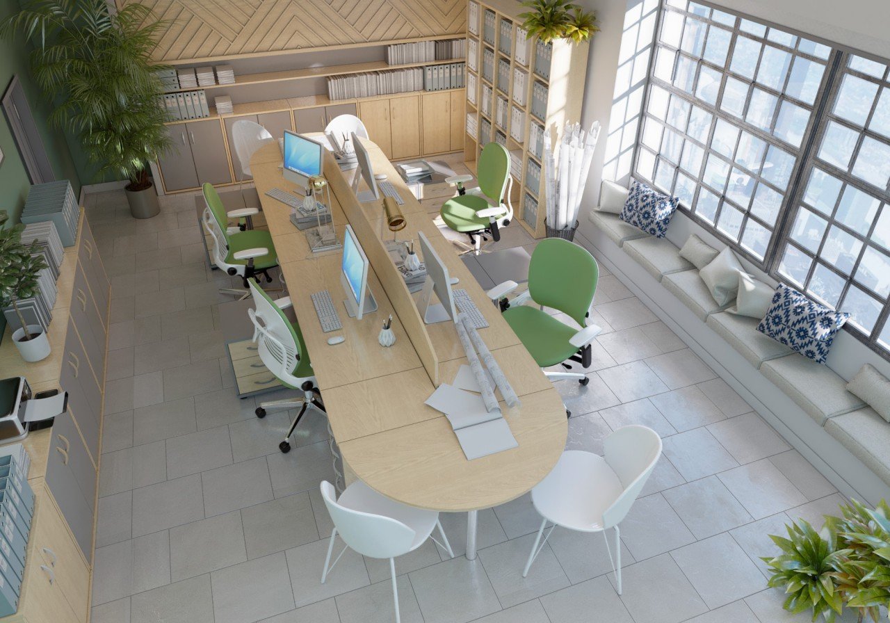 Чёрная мебель для офиса RIVA - вид 6