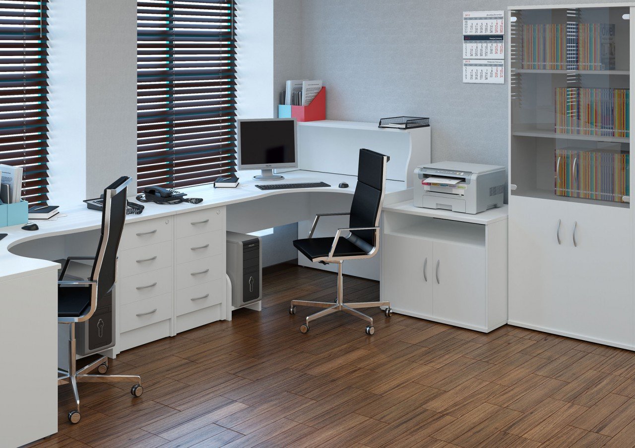 Чёрная мебель для офиса RIVA - вид 23