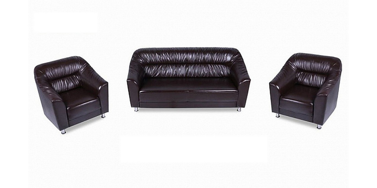 Кожаный офисный диван Райт - вид 6