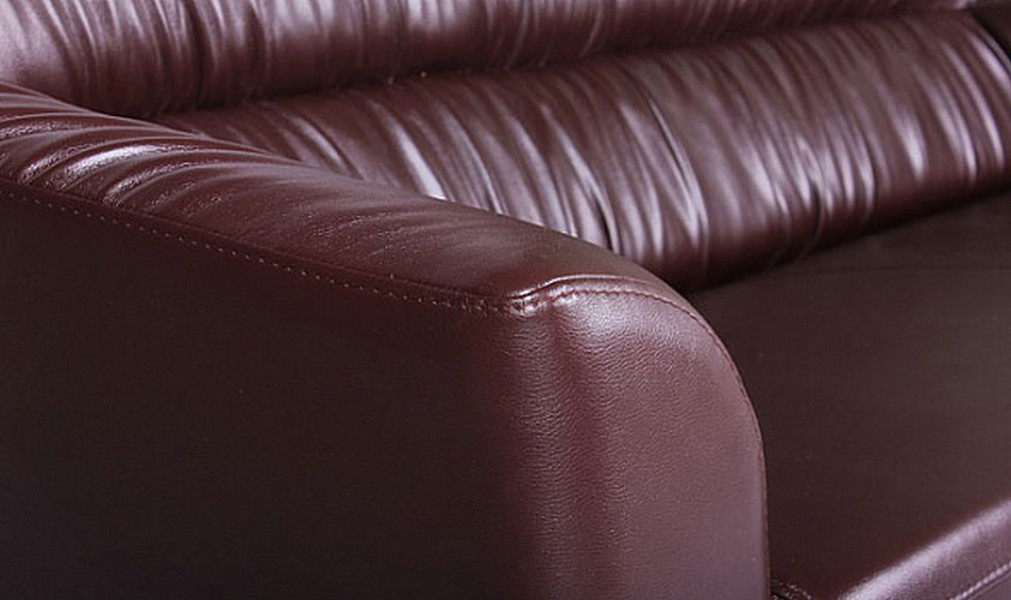 Кожаный офисный диван Райт - вид 7