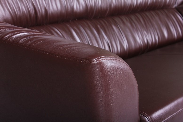 Кожаный офисный диван Райт - вид 3